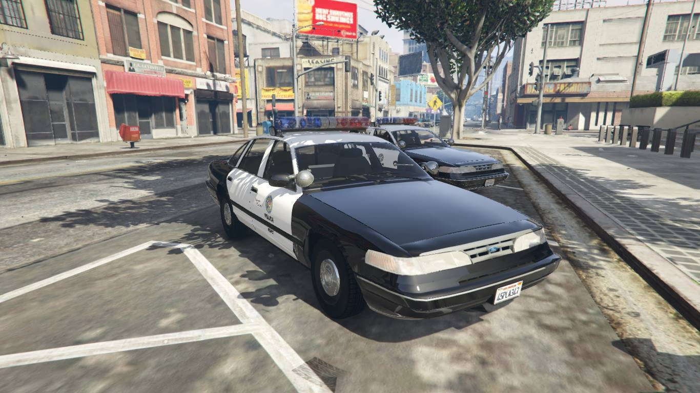 1996 Ford Crown Victoria Lspd [add On Replace] Gta5
